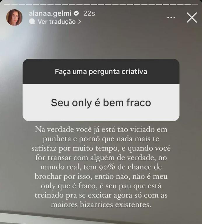 Lição de moral de mulher de Only